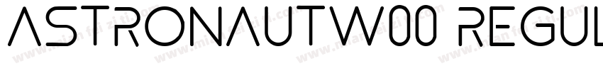 AstroNautW00 Regular Regular字体转换
